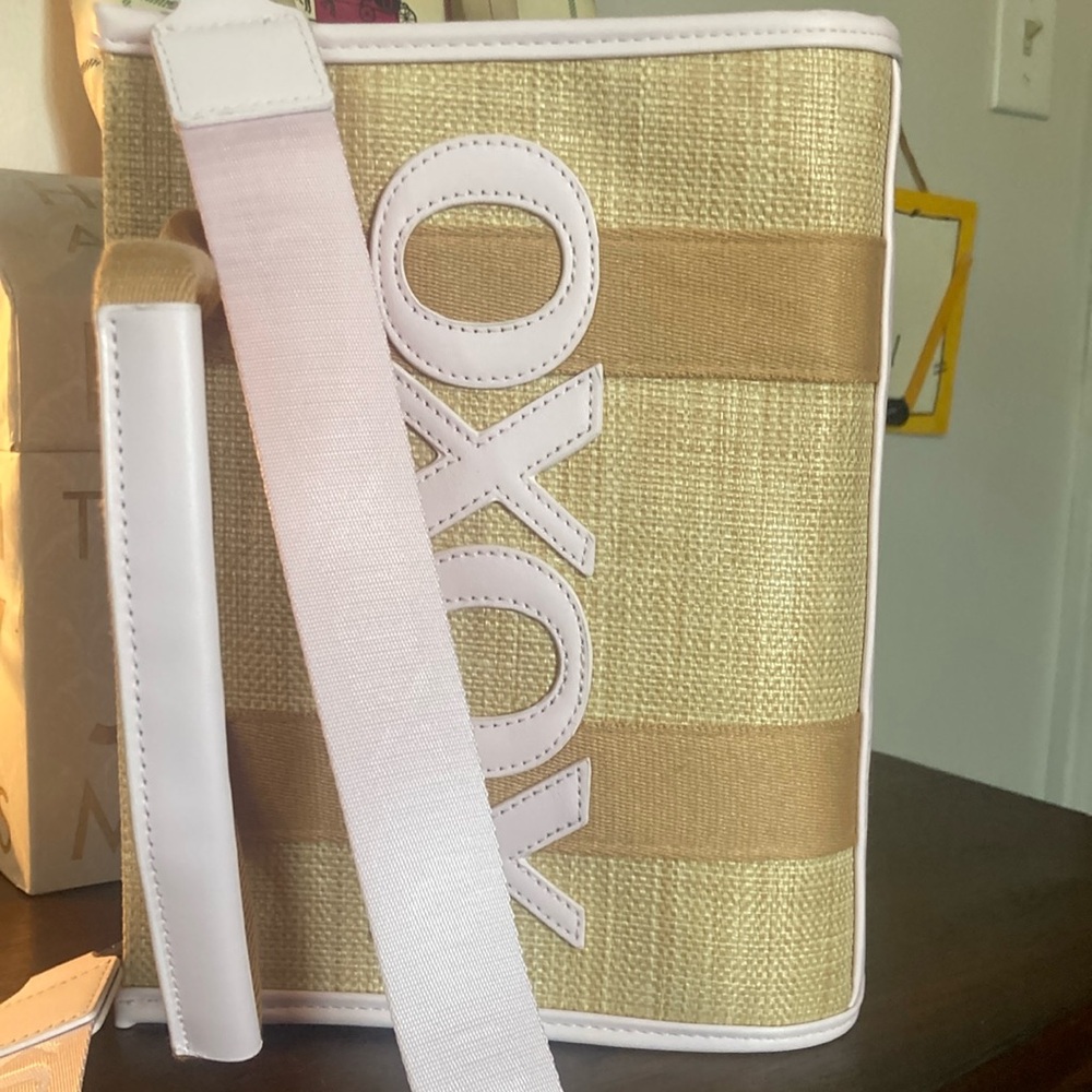 Oxo Tan and White Tote Bag